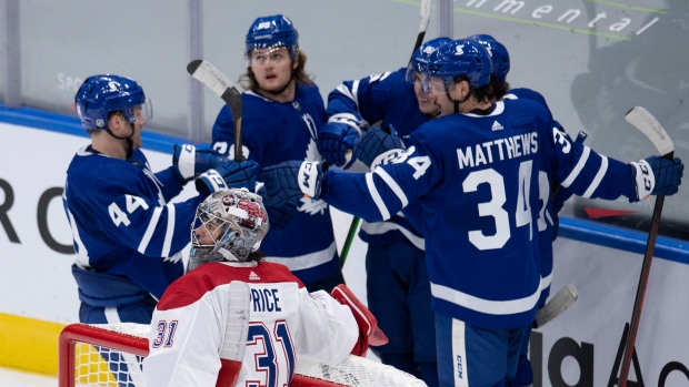 Maple Leafs celebrate 