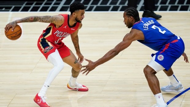 Nickeil Alexander-Walker Kawhi Leonard, The Canadian Press Nickeil Alexander-Walker Kawhi Leonard