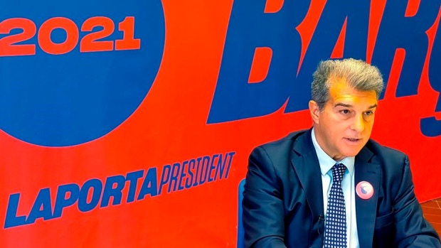 Joan Laporta, The Canadian Press Joan Laporta