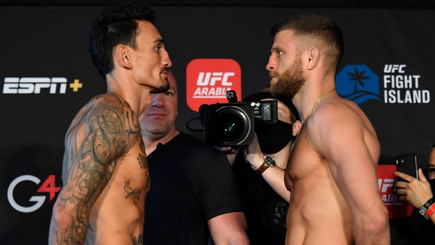 Max Holloway Calvin Kattar, Jeff Bottari/Zuffa LLC Max Holloway Calvin Kattar