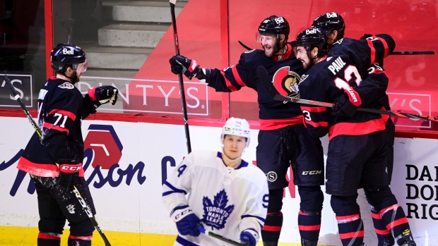 Ottawa Senators Celebrate , The Canadian Press Ottawa Senators Celebrate
