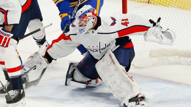 Washington Capitals goalie Vitek Vanecek