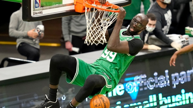 Boston Celtics center Tacko Fall, The Canadian Press Boston Celtics center Tacko Fall