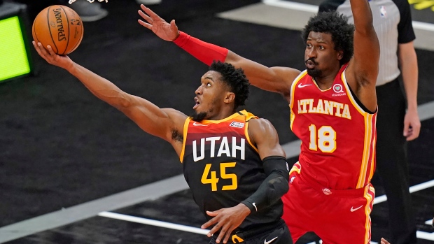 Donovan Mitchell Solomon Hill, The Canadian Press Donovan Mitchell Solomon Hill