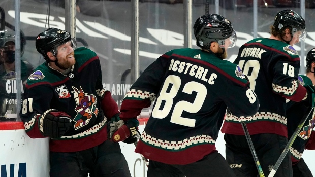 Phil Kessel Jordan Oesterle Christian Dvorak, The Canadian Press Phil Kessel Jordan Oesterle Christian Dvorak