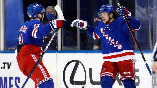Artemi Panarin Alexis Lafreniere, The Canadian Press Artemi Panarin Alexis Lafreniere