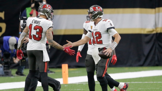 Tampa Bay Buccaneers celebrate