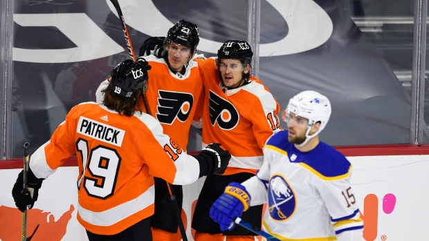 Philadelphia Flyers celebrate