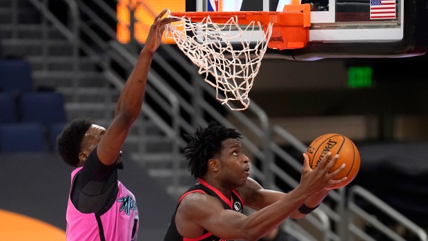 OG Anunoby and Bam Adebay