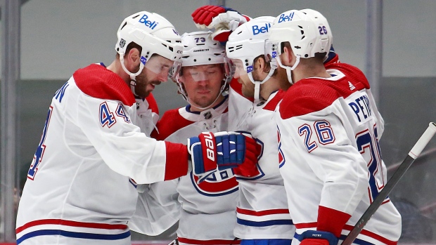 Joel Armia Joel Edmundson Jeff Petry Tyler Toffoli, Jeff Vinnick/NHLI via Getty Images Joel Armia Joel Edmundson Jeff Petry Tyler Toffoli