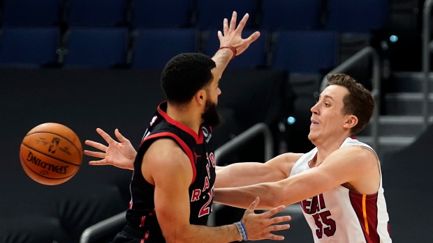 Fred VanVleet and Duncan Robinson, The Canadian Press Fred VanVleet and Duncan Robinson