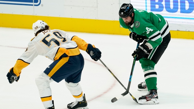 Jamie Benn Roman Josi, The Canadian Press Jamie Benn Roman Josi