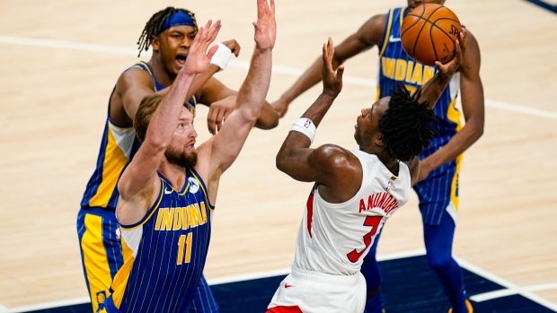OG Anunoby Domantas Sabonis, The Canadian Press OG Anunoby Domantas Sabonis