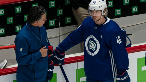 Travis Green Elias Pettersson Travis Green Elias Pettersson
