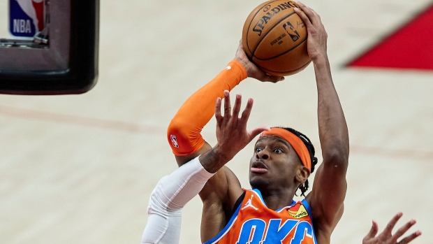Oklahoma City Thunder guard Shai Gilgeous-Alexander, The Canadian Press Oklahoma City Thunder guard Shai Gilgeous-Alexander