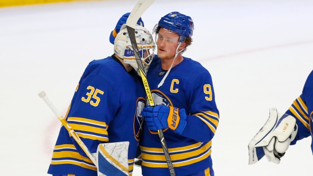Linus Ullmark Jack Eichel, The Canadian Press Linus Ullmark Jack Eichel