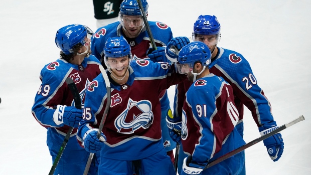 Colorado Avalanche celebrate 