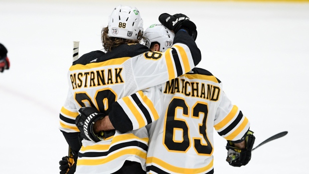 Boston Bruins celebrate