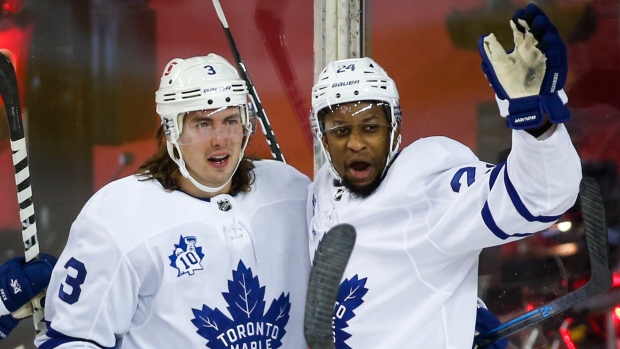 Justin Holl Wayne Simmonds , The Canadian Press Justin Holl Wayne Simmonds