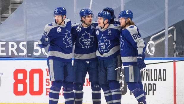 Toronto Maple Leafs celebrate