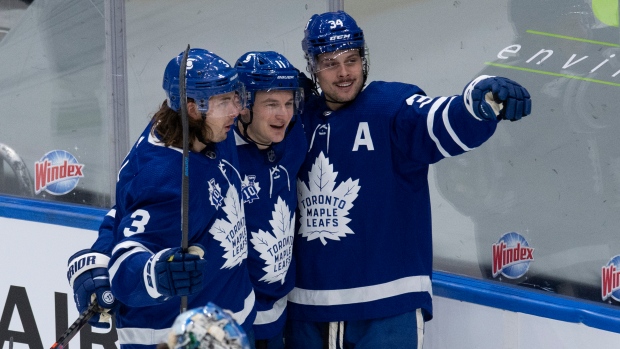 Toronto Maple Leafs celebrate