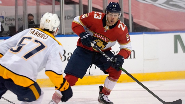 Confident Carter Verhaeghe rides hot hand west with Florida Panthers