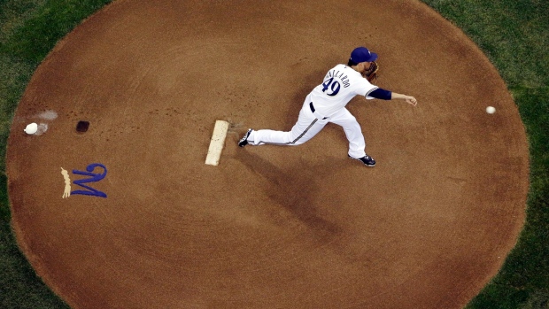 Gallardo wins with arm instead of bat, Brewers overcome Cruz's 2 HRs to beat Orioles 8-3 Article Image 0, The Canadian Press Gallardo wins with arm instead of bat, Brewers overcome Cruz's 2 HRs to beat Orioles 8-3 Article Image 0