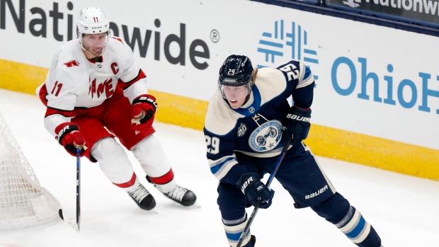Columbus Blue Jackets forward Patrik Laine, The Canadian Press Columbus Blue Jackets forward Patrik Laine