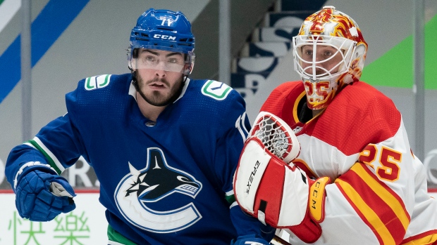 Jacob Markstrom and Zack MacEwen, The Canadian Press Jacob Markstrom and Zack MacEwen