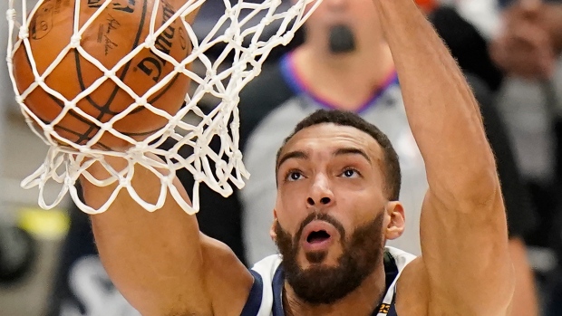 Utah Jazz center Rudy Gobert, The Canadian Press Utah Jazz center Rudy Gobert