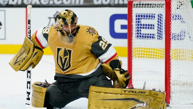 Marc-Andre Fleury talks about Golden Knights, Chicago Blackhawks