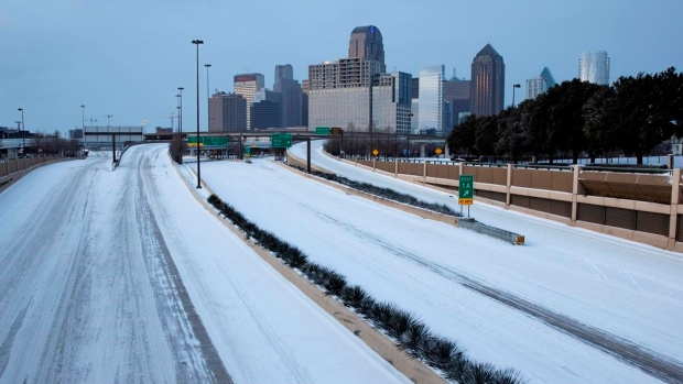 Snow in Dallas, The Canadian Press Snow in Dallas