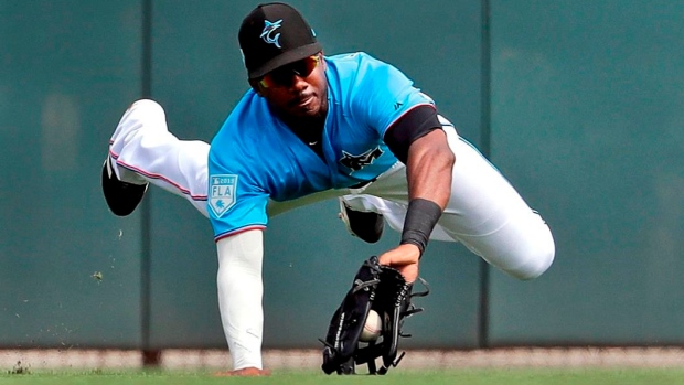Lewis Brinson, The Canadian Press Lewis Brinson