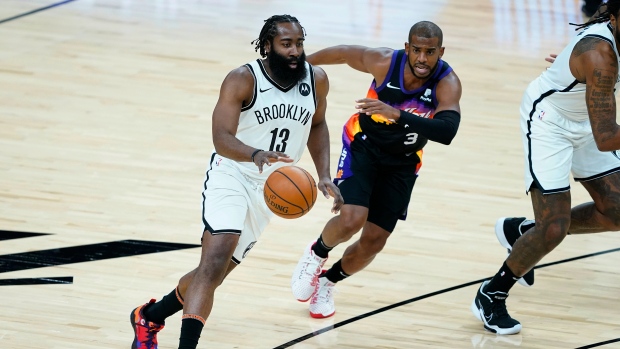 James Harden and Chris Paul, The Canadian Press James Harden and Chris Paul