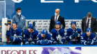 Maple Leafs bench