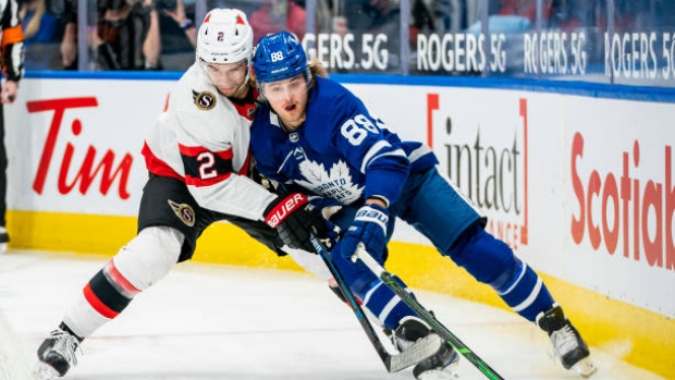 Artem Zub and William Nylander, Getty Images Artem Zub and William Nylander