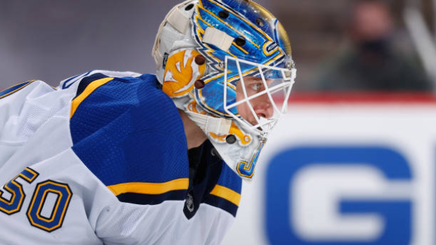 Blues rookie goalie Jordan Binnington bounces back