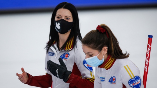 Kerri Einarson and Shannon Birchard