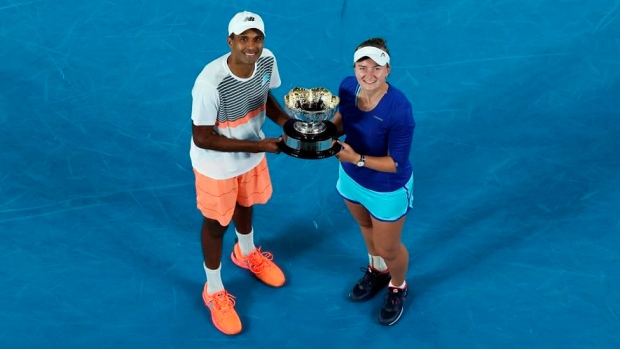 Barbora Krejcikova Rajeey Ram, The Canadian Press Barbora Krejcikova Rajeey Ram
