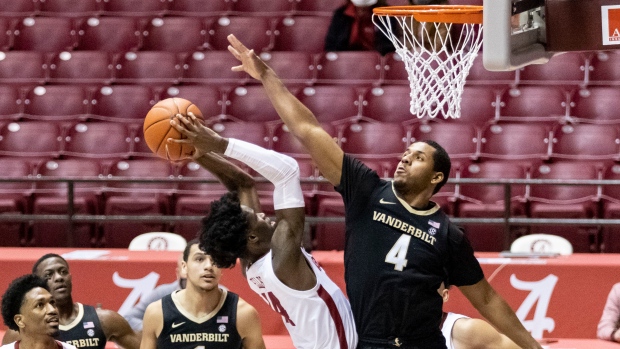 Alabama versus Vanderbilt, The Canadian Press Alabama versus Vanderbilt