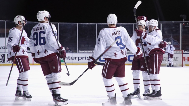 Colorado Avalanche celebrate