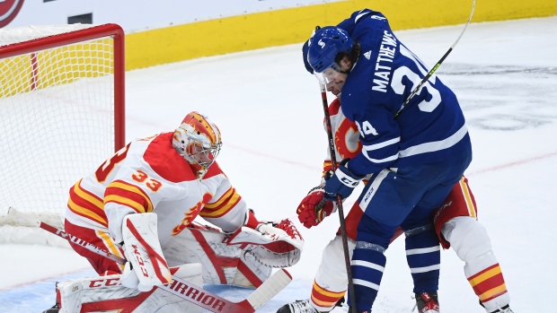 David Rittich Auston Matthews, The Canadian Press David Rittich Auston Matthews