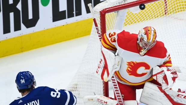 Calgary Flames goaltender David Rittich, The Canadian Press Calgary Flames goaltender David Rittich