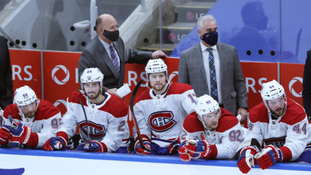 Claude Julien and Dominique Ducharme