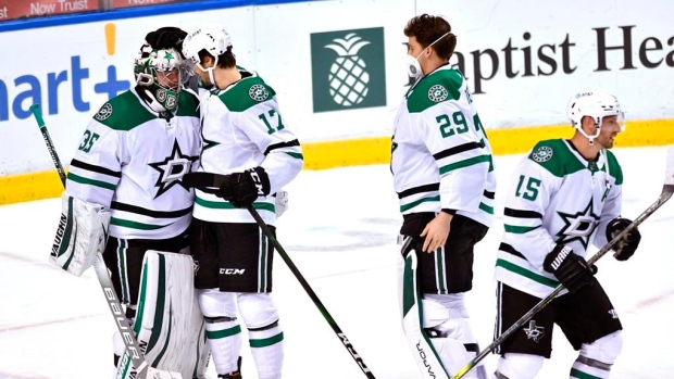 Dallas Stars celebrate