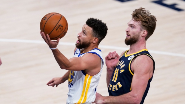 Stephen Curry Domantas Sabonis, The Canadian Press Stephen Curry Domantas Sabonis
