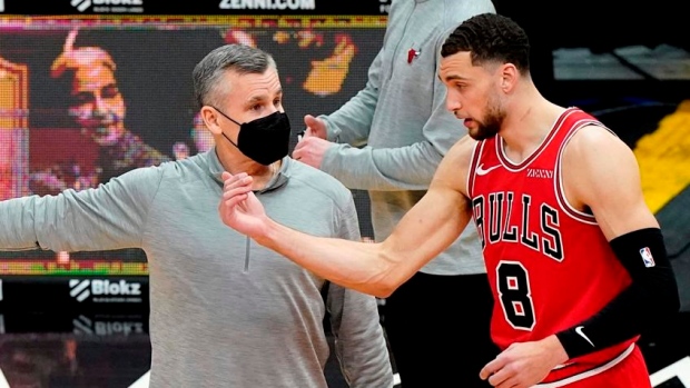 Billy Donovan Zach LaVine, The Canadian Press Billy Donovan Zach LaVine