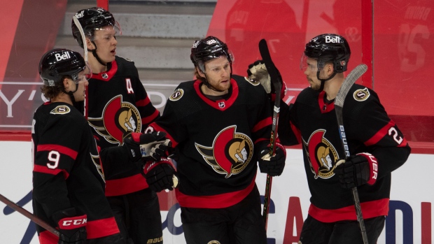 Ottawa Senators celebrate