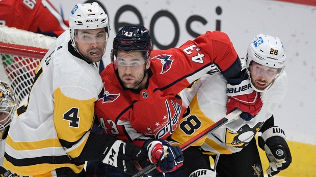 Tom Wilson Out With Injury For Capitals vs. Penguins
