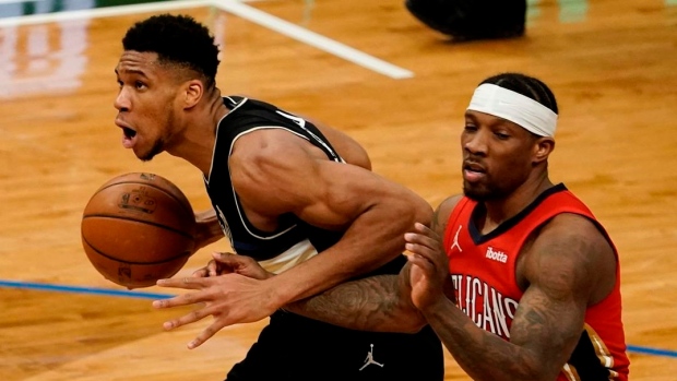 Giannis Antetokounmpo Eric Bledsoe, The Canadian Press Giannis Antetokounmpo Eric Bledsoe